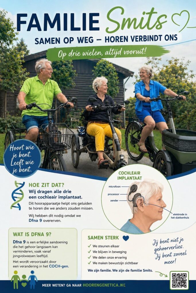 familie smits op de fiets