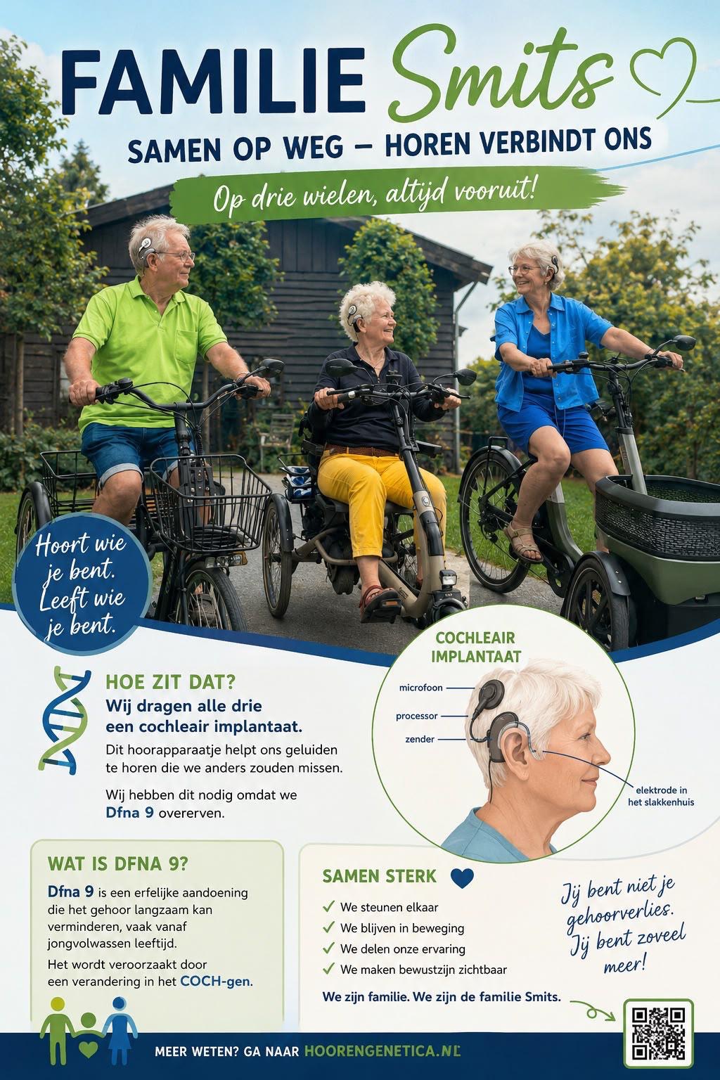 familie smits op de fiets